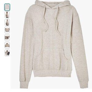 E Marie Travel Journey Everywhere Hoodie, Heather Rice, Size M